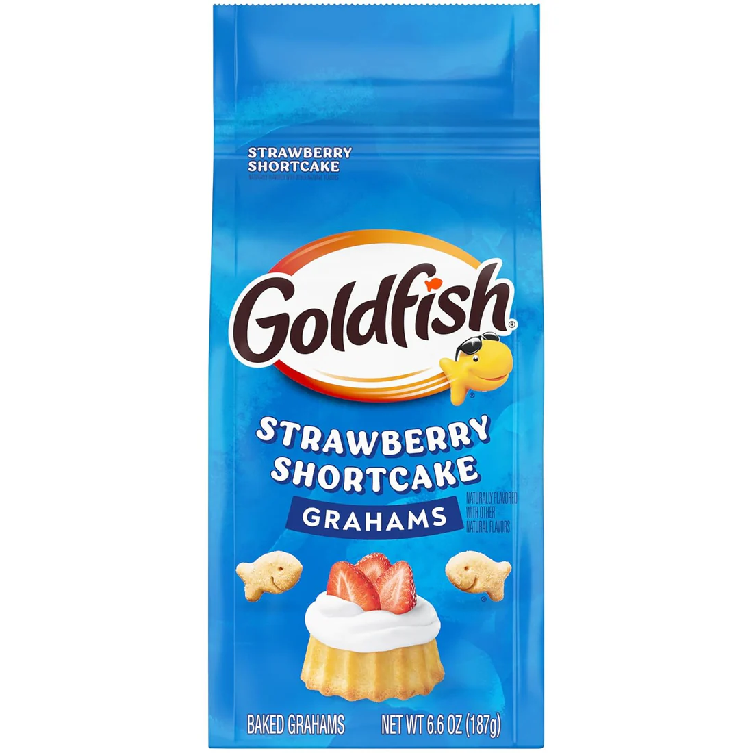 Goldfish Grahams Strawberry Shortcake Flavored Snack Crackers
