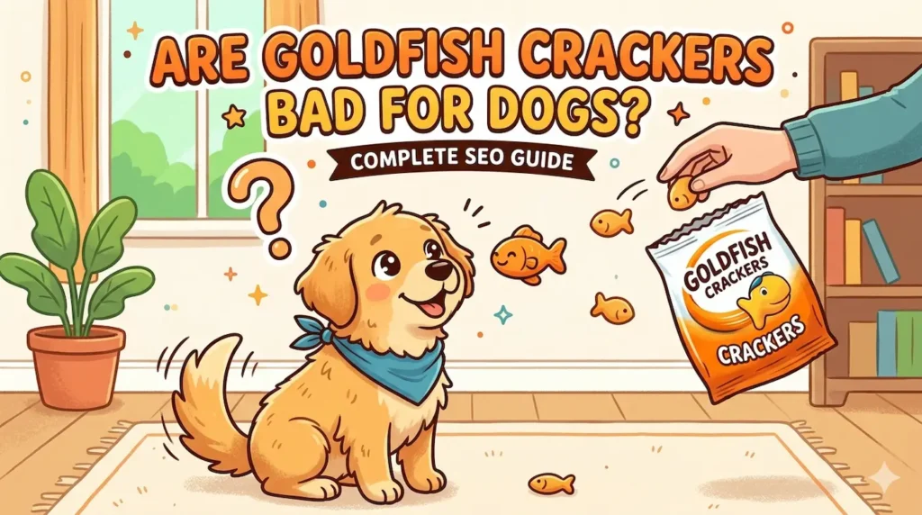 Are Goldfish Crackers Bad for Dogs?