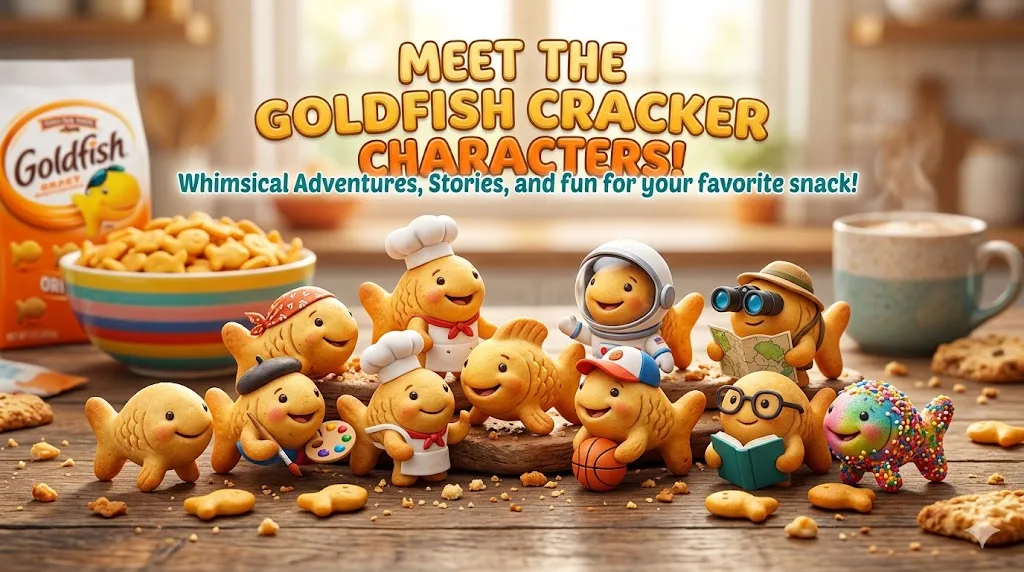 Goldfish Cracker Characters