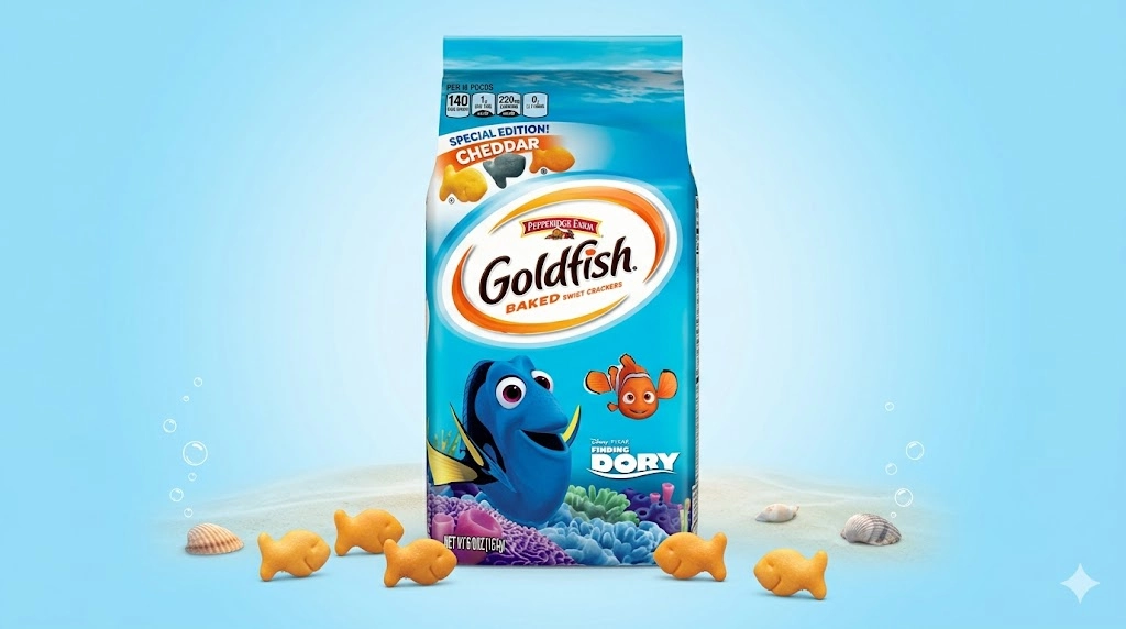 Goldfish Cracker Disney Pixar's Finding Dory Collaboration