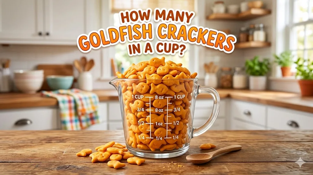 How Many Goldfish Crackers in a Cup