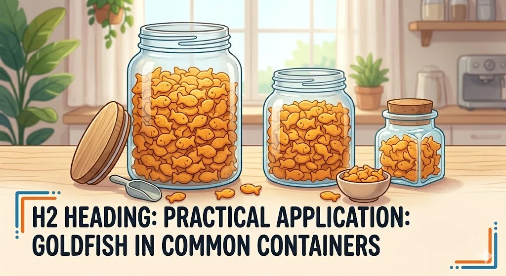 Practical Application Goldfish in Common Containers