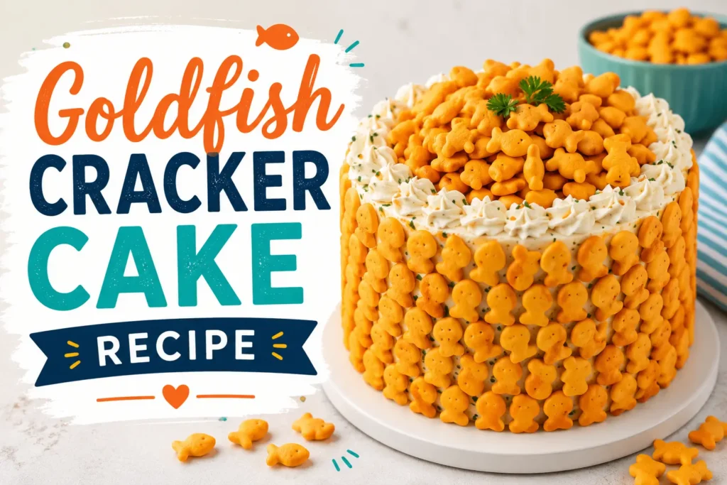 Goldfish Cracker Cake