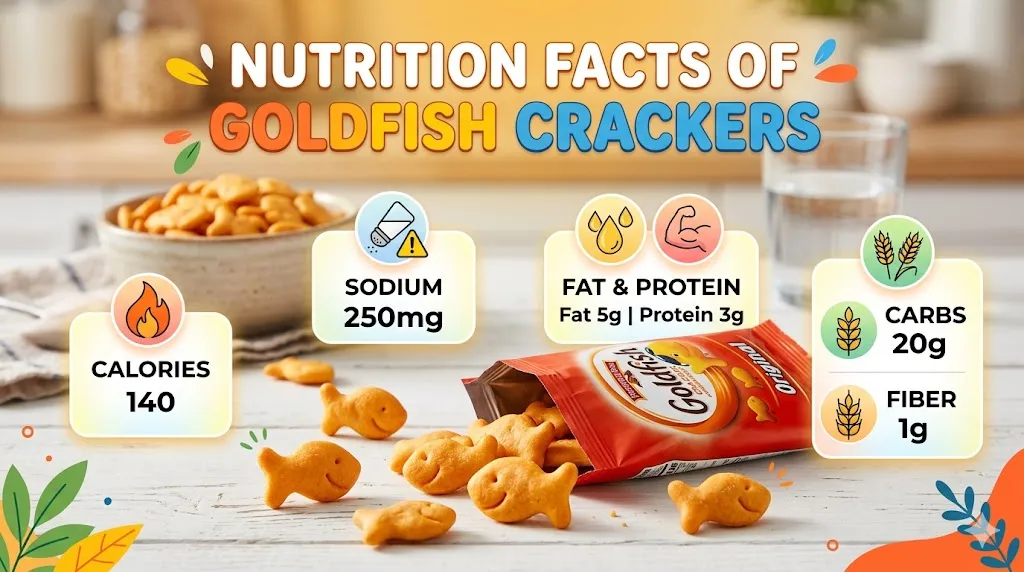 Nutrition Facts of Goldfish Crackers