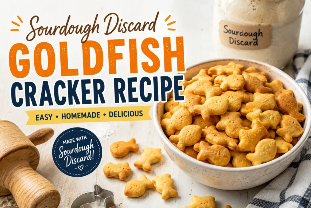 Sourdough Discard Goldfish Cracker Recipe